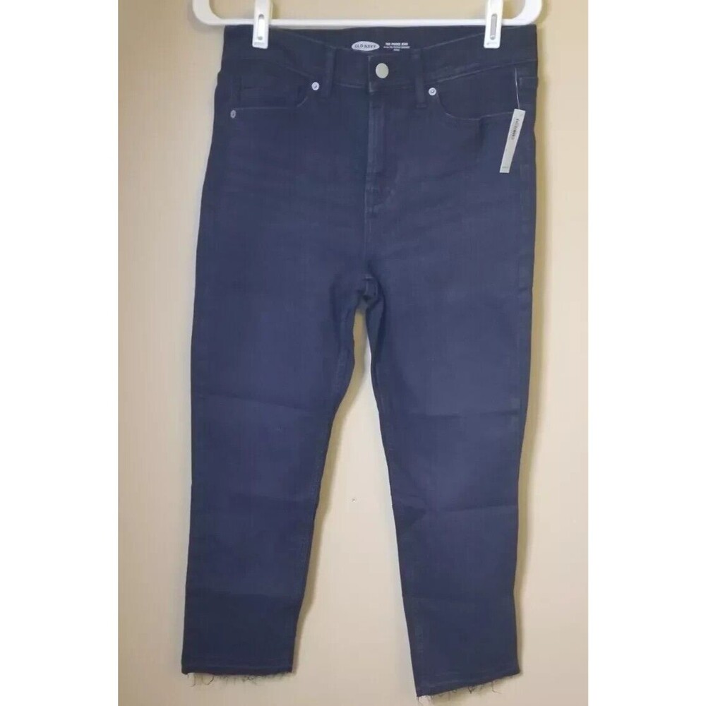 OLD NAVY The Power Jean Woman's Size 8 Black
